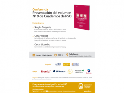 Conferencia: Presentación nuevo volumen de Cuadernos RSO